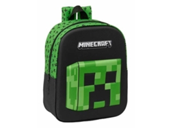 Mochila 3D SAFTA Minecraft (22 x 10 x 27 cm)