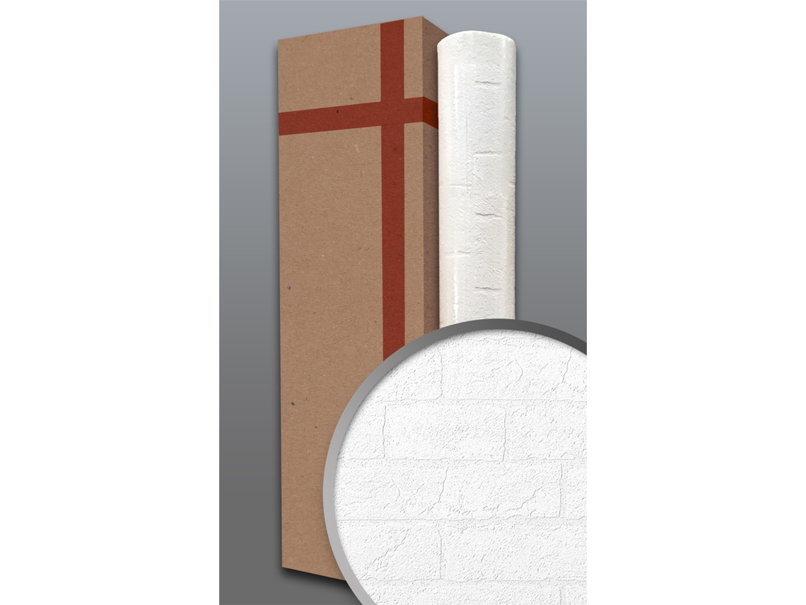 83101Br70-4 Papel Pintado con Superficie Estructural Pintable 4 Rollos EDEM