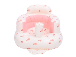 Silla Hinchable Para Bebé Con Bomba De Aire, Sofá Con Soporte Lumbar, Estampado De Conejo