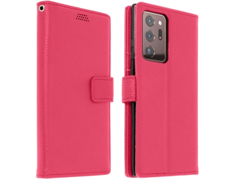 Funda Samsung Galaxy Note 20 Ultra AVIZAR Libro Cartera Rosa