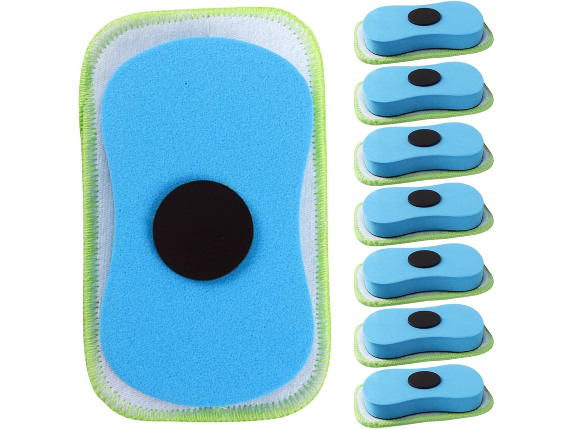 Besportble Juego De Microfibra Azul Para Pizarras Negras Y Blancas Y Usos 12.50 X 7.50 X 2.00 Cm Pulgadas -...