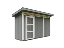 Caseta Jardin paneles a base de Madera LP SmartSide 4,3 m2 con Suelo y Baldosas Bituminosas - L161xA412xA239 cm - TIMBELA M902 - CAVERN STEEL