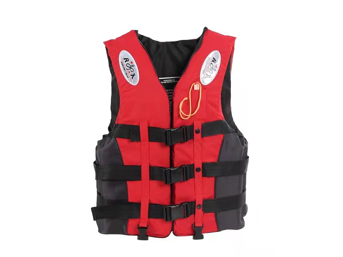 Chaleco Salvavidas Rojo Talla Xl Profesional Para Adultos De 175-180cm Y 120-140 Libras