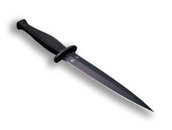 VPMKP-Spartan Blades George Raider Dagger All Black Knife