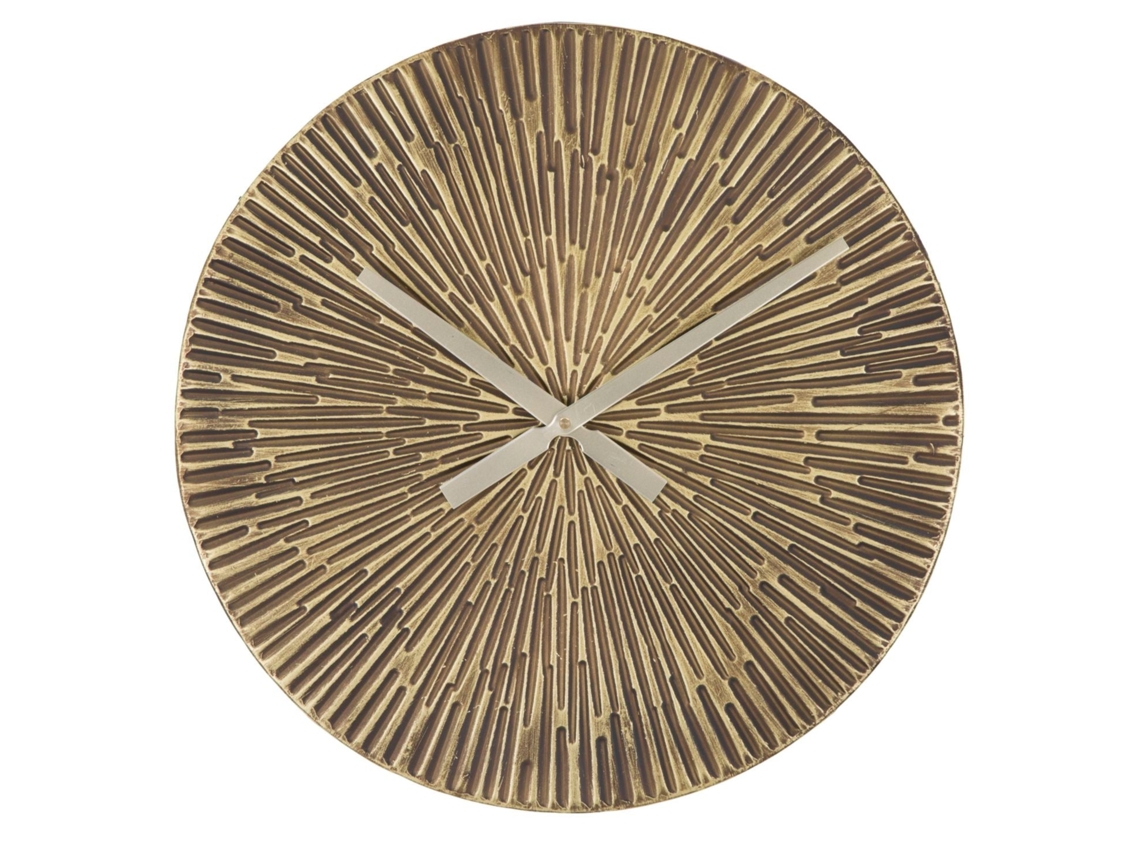 Reloj De Pared Opis Redondo Cm Ø 50x3,5 Unico / Bronce