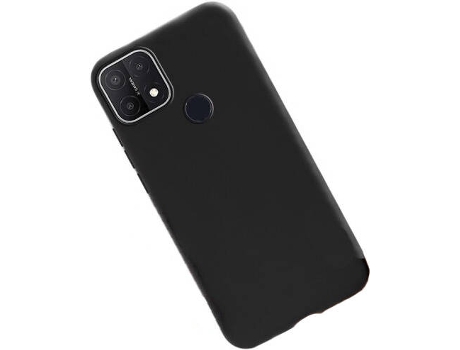Carcasa Oppo A15 PHONECARE Silicona Líquida Negro