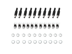 10 Pares Conector De Jack De Alimentación Dc Macho Y Hembra 2.1x5.5mm 12v Adaptador De Plug