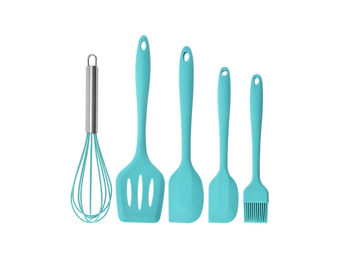 Juego De Utensilios De Cocina De Silicona - Resistente Al Desgaste - Regalo Para Amantes De La Cocina JEIIBRZUI