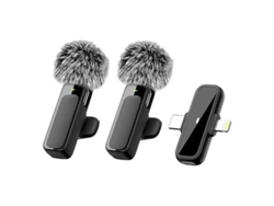 Micrófonos de solapa inalámbricos SE81, para iPhone y Android Hexinyigjly (2 unidades)