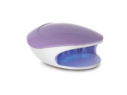Secador de uñas Yunzii 2 en 1 para esmalte de uñas normal, con ventilador y luz UV, morado