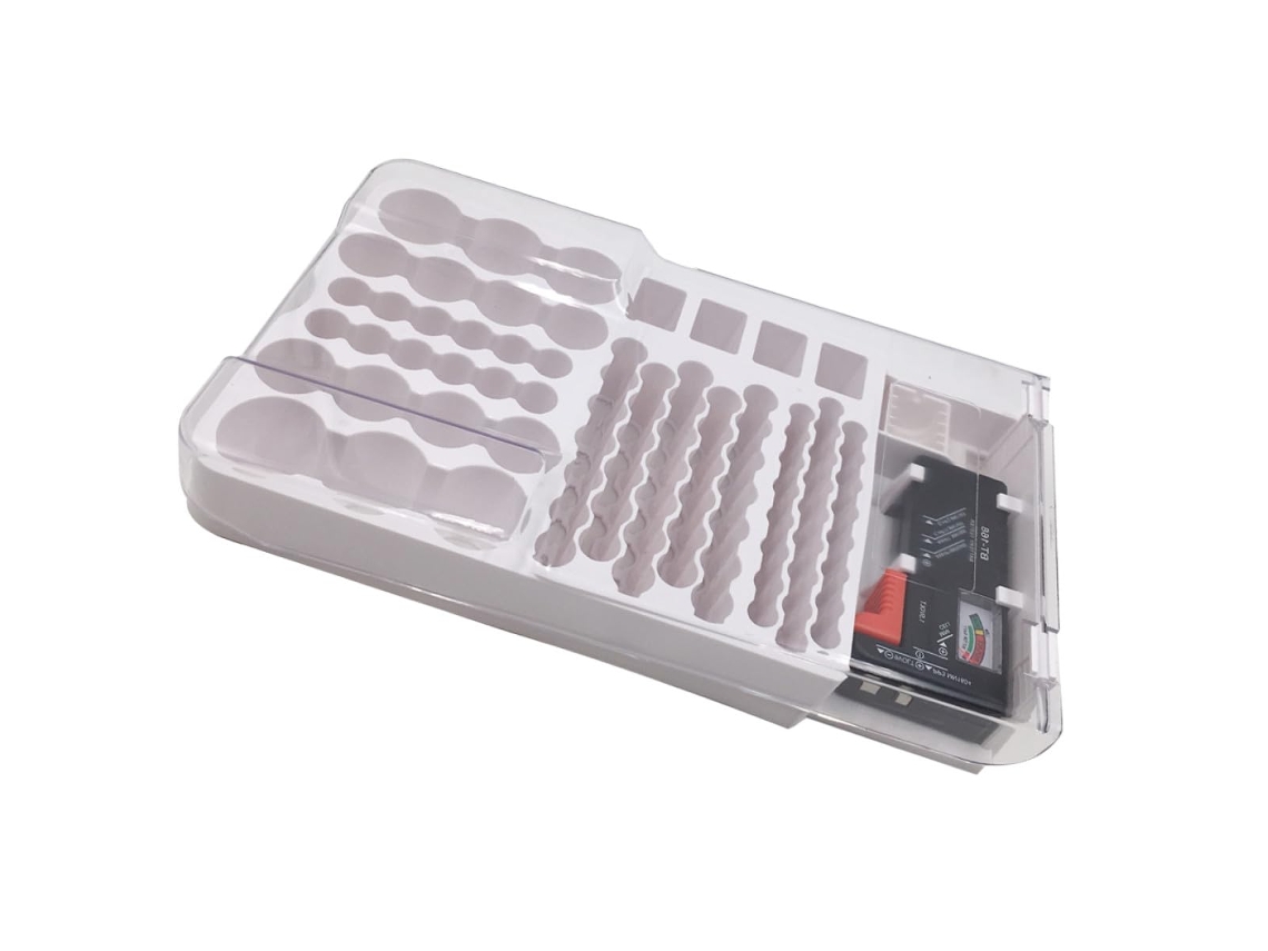 Estuche De Almacenamiento Baterías Imikeya Abs Organizador Práctico Accesorio