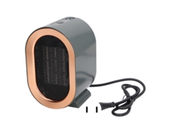 Calefactor eléctrico portátil de 1200 W para el hogar y la oficina, enchufe estadounidense de 100-120 V.