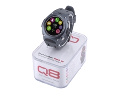 Reloj Inteligente (bluetooth 4.0, Monitor De Frecuencia Cardíaca) Reloj Inteligente Outdoor Resistente A Tres Elementos Q8 (azul Marino)