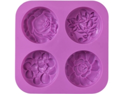 KOFIHETY Moldes de silicona para jabón, diferentes cavidades para jabones artísticos, fácil desmoldado, gel de sílice suave de alta calidad, multifuncionales, 