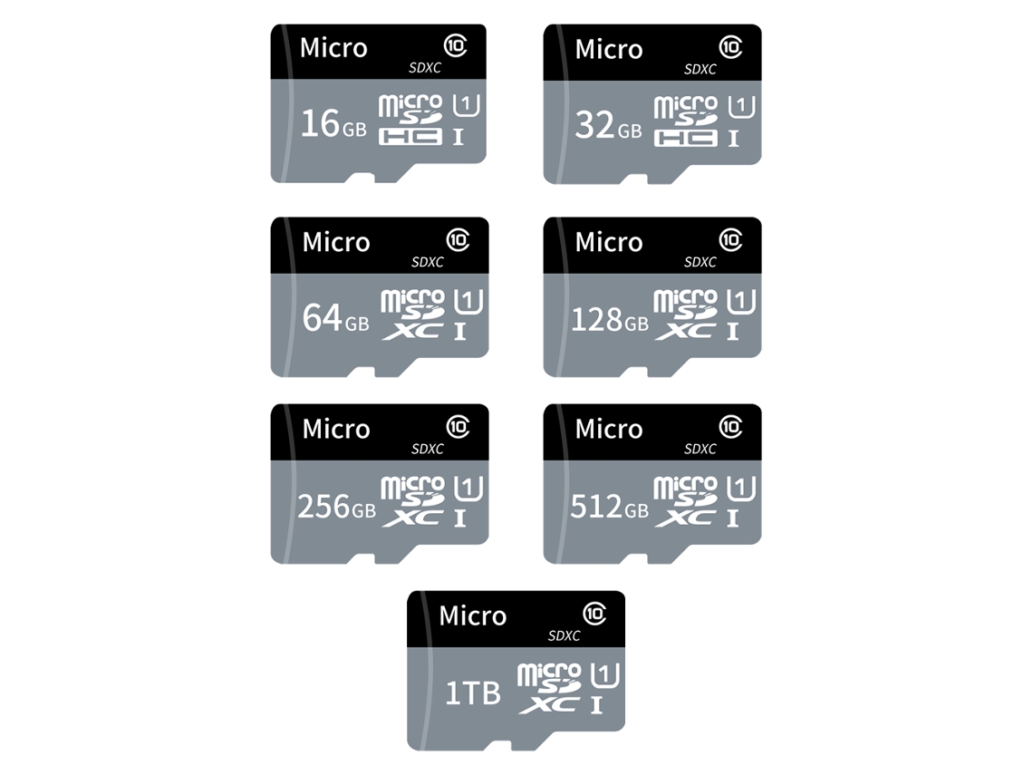 Tarjeta TF de alta velocidad de 32 GB, clase 10 U1, para teléfonos móviles, cámaras, cámaras de salpicadero y monitores.