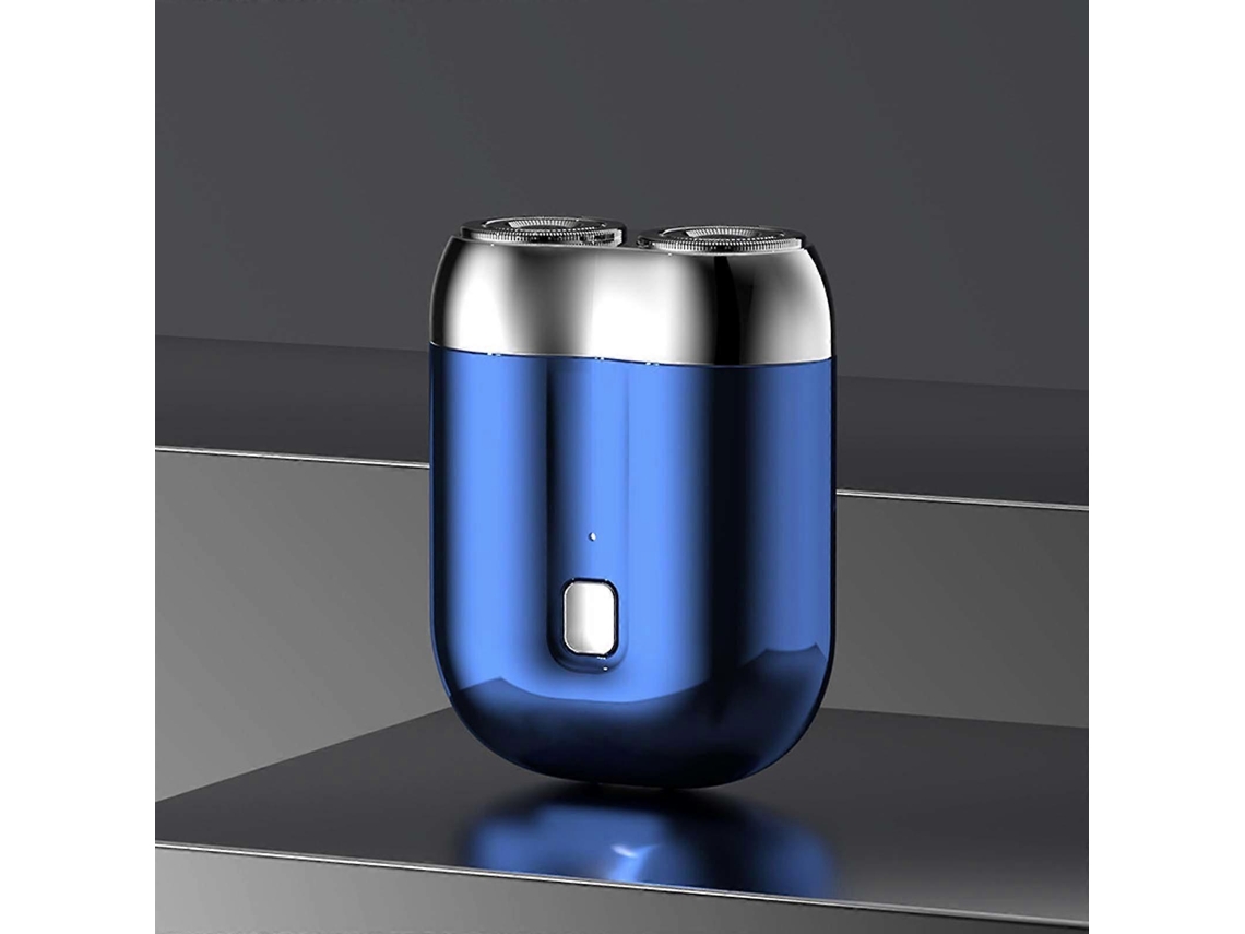 Afeitadora portátil de bolsillo Rosewell 2025 Mini de doble cabezal, lavable y con anillo magnético doble.
