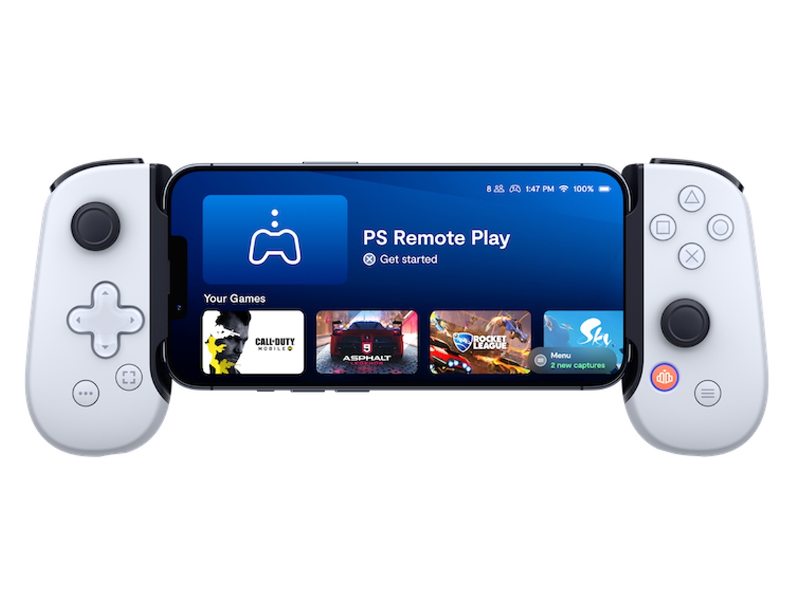 BACKBONE One For Iphone Playstation Edition Blanco Lightning Gamepad Pc Playstation Ios