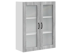 Mueble de cocina con estante, gris Sonoma y MAISON EXCLUSIVE, 80x31x100 cm