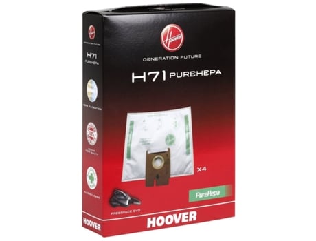 Conjunto de 4 Sacos para Aspirador Freespace Evo 35601069 HOOVER