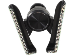 Soporte Para Teléfono Móvil Con Diamantes De Imitación Para La Rejilla De Ventilación Del Coche, Compatible Con Smartphones Y Grabadoras De Coche.