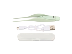 Limpiador de cera óptico LED recargable por USB para niños con suave cuchara y luz iluminadora.