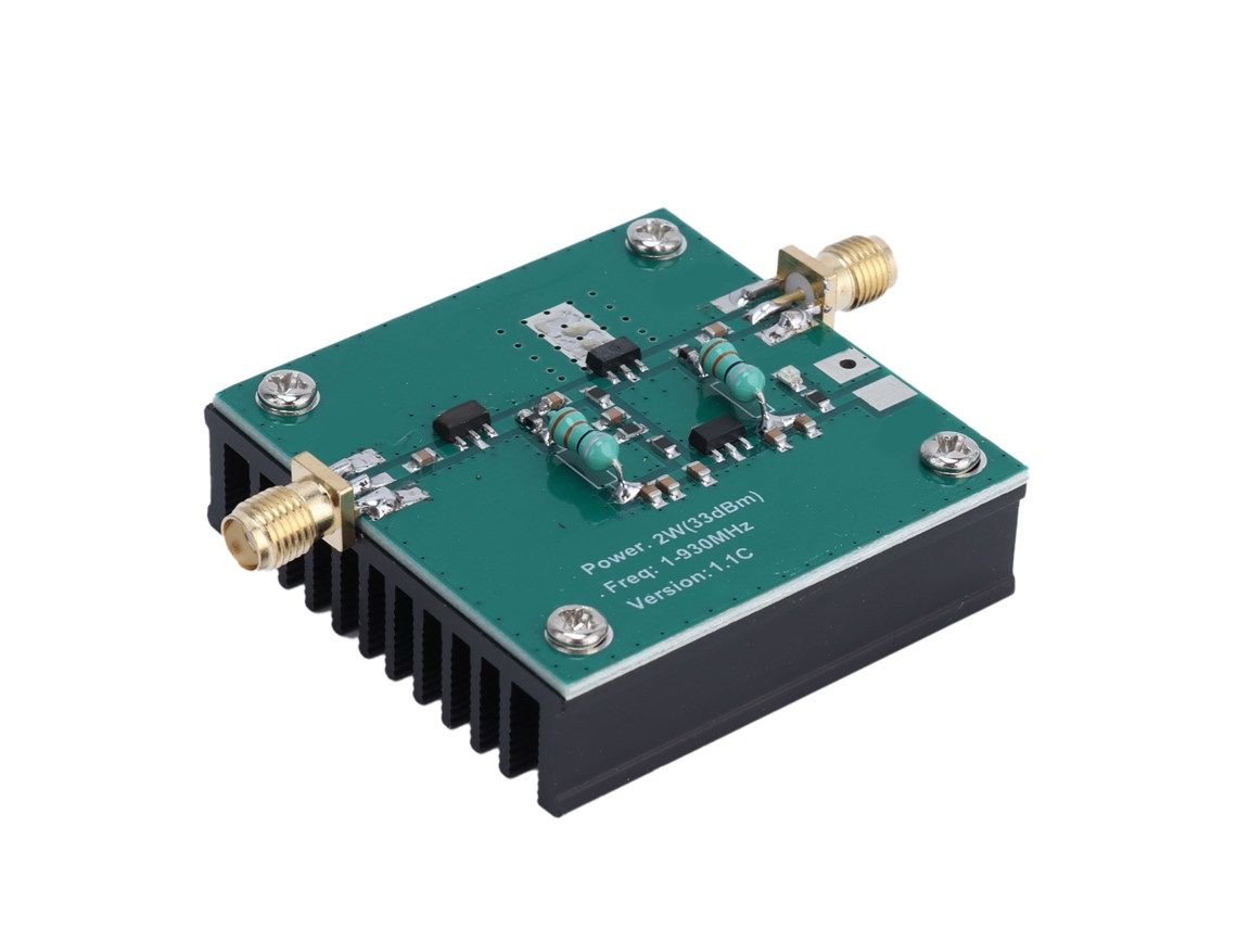 Amplificador Ancho De Banda Rf 1-930mhz 2.0w Módulo Conector Sma Hembra