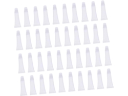 40 Tubos Labiales Recargables Para Viajes, A Prueba De Fugas, Para Brillo Labial Vacío Y Muestras.