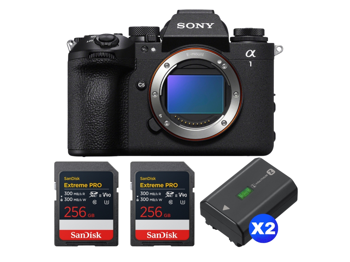 Sony Alpha 1 Ii + 2 Sandisk 256gb Extreme Pro Uhs-ii Sdxc + 2 Sony Np-fz100 + Ebook “20 Consejos Para Fotos Que Impactan”