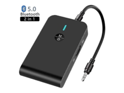 Adaptador Receptor Bluetooth 5.0 3 en 1 Transmisor Receptor Bluetooth Estéreo para Llamadas Manos Libres Rosewell