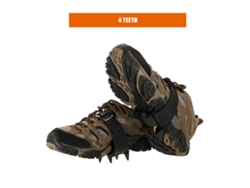 2026-4 Tooth Crampones Para Escalada Montaña Senderismo Zapatos De Nieve Clavos Antideslizantes Invierno Gripper Hielo