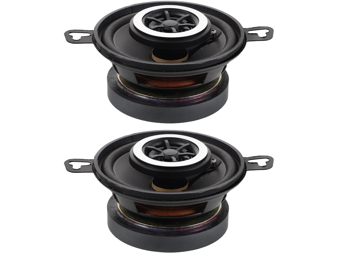 Kit De Altavoces Coaxiales Hifi Para Coche De 2 Piezas Con Tweeter De Cúpula Y Bocina Eléctrica Impermeable.