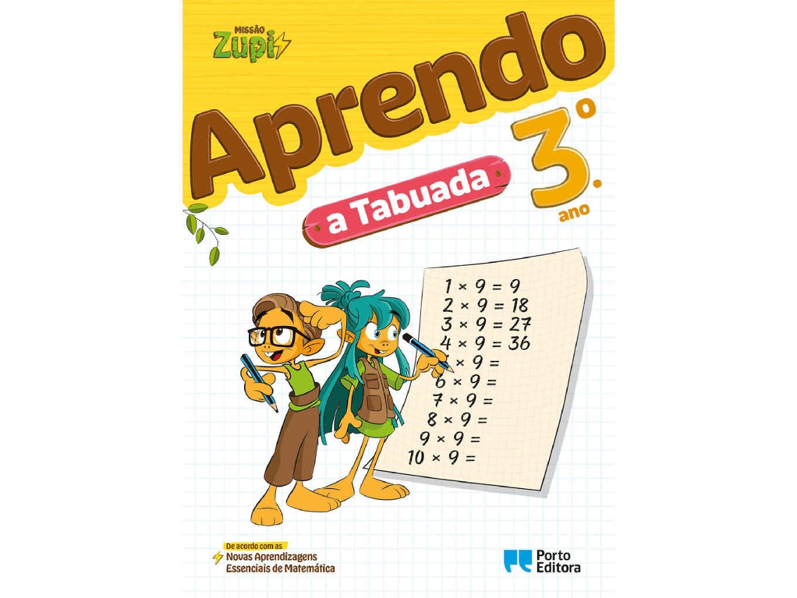 Libro Missão Zupi - Aprendo a Tabuada - 3º Ano (Portugués)