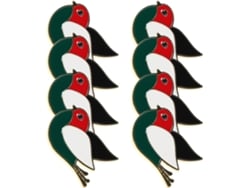 Ciieeo - De 8 Broches De Liga Metálica Com A Bandeira Palestina - Acessório Para Jaqueta Ou Gola