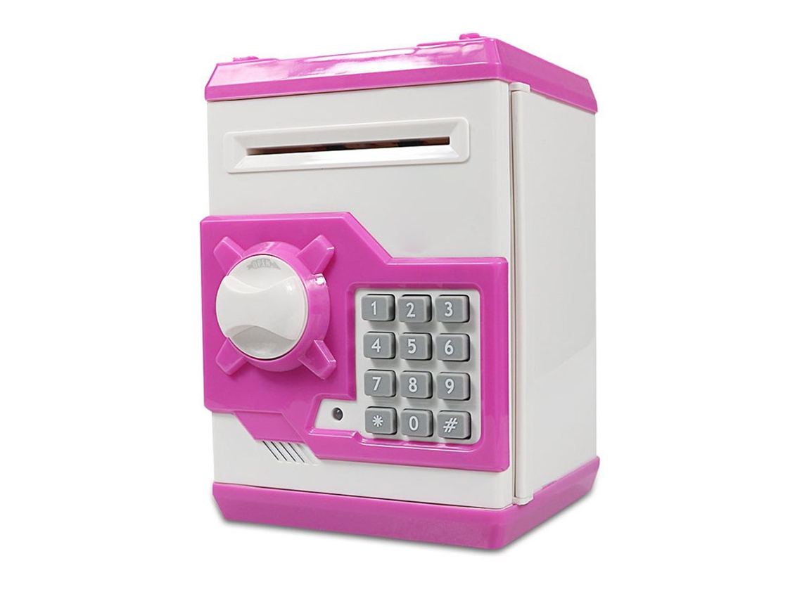 Caja De Ahorros Electrónica Para Niños Con Contraseña Mini Cajero Automático Caja De Dinero Monedas Regalo De Cumpleaños