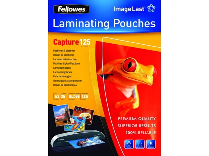 Fundas de Plastificar FELLOWES 5396501 Transparente (25 un - A3)