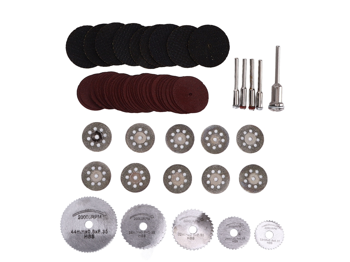 Kit De Discos De Pulido De Diamante Con Disco De Corte De Resina Para Herramientas Rotativas