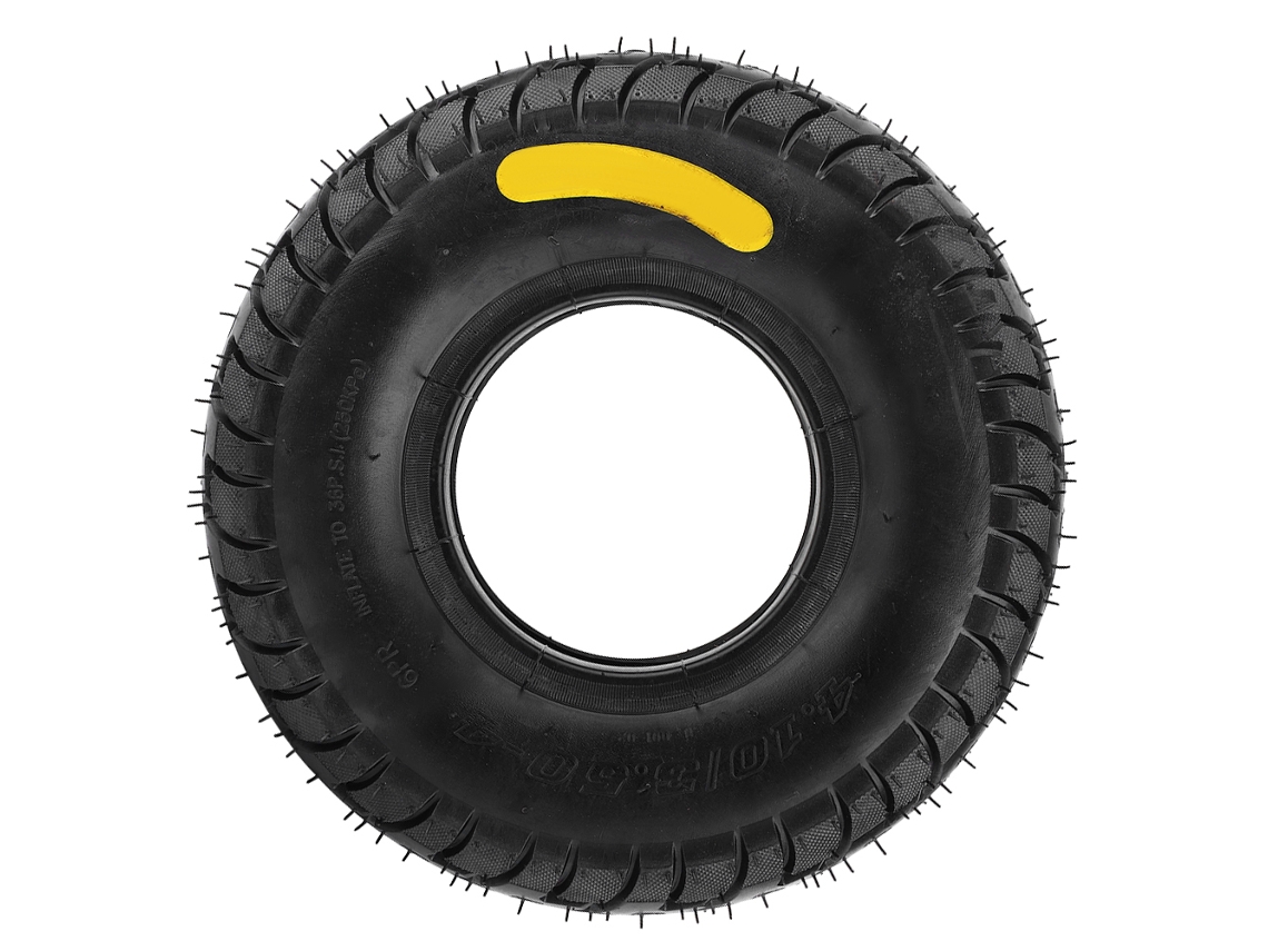 Neumático Exterior De Caucho Con Buena Elasticidad Para Carro De Herramientas 4.10/3.50-5 12in/4.10/3.50-4 10in