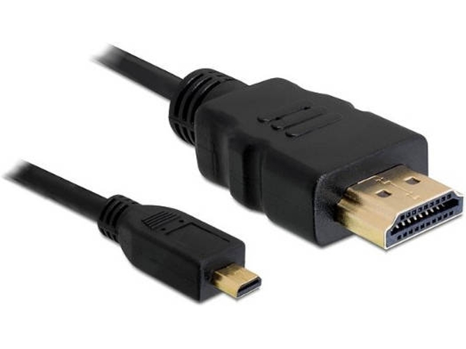Cable HDMI DELOCK (HDMI - HDMI - 1 m - Negro)