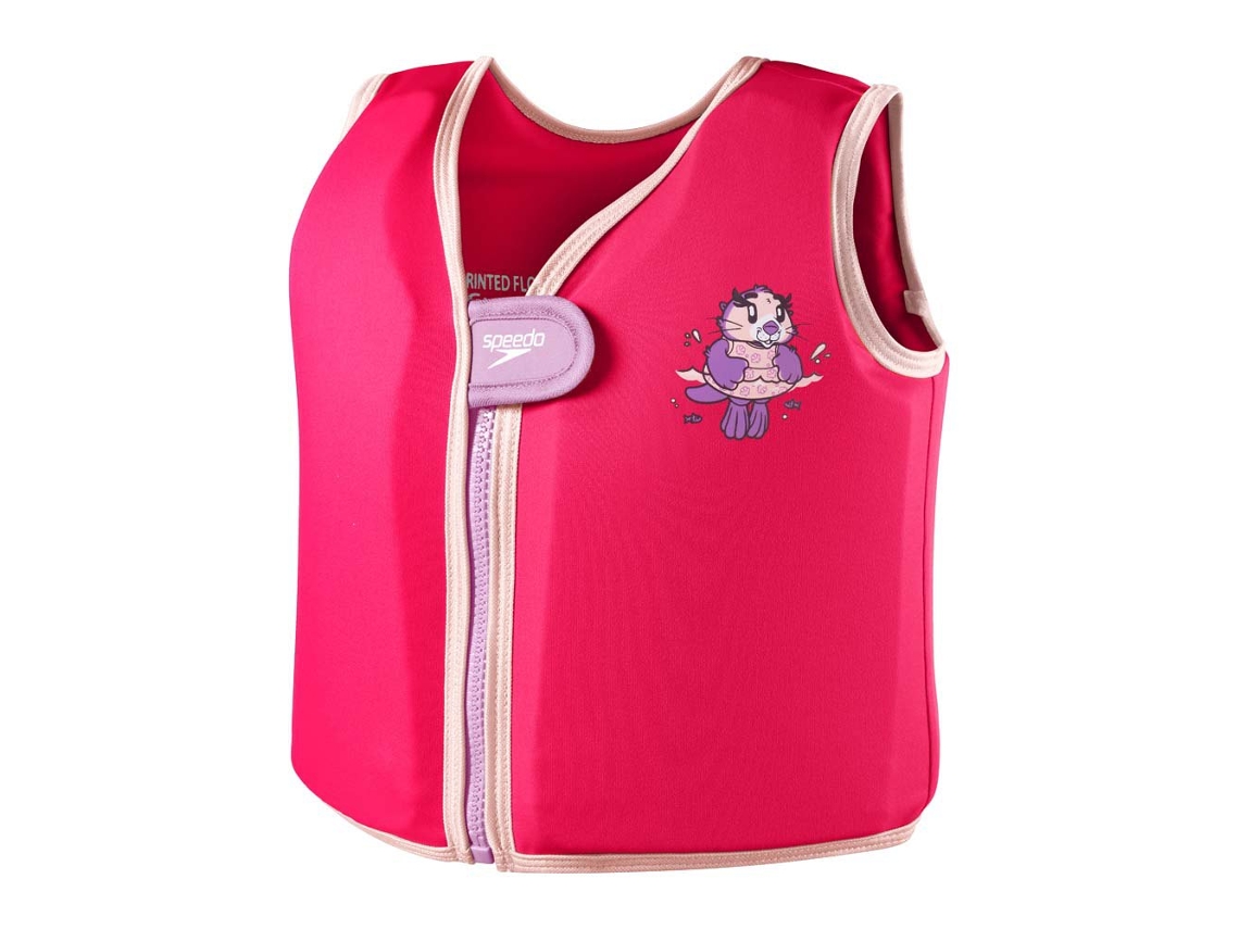 Colete Learn To Swim Character Printed Vermelho 12-24 Monthsspeedo