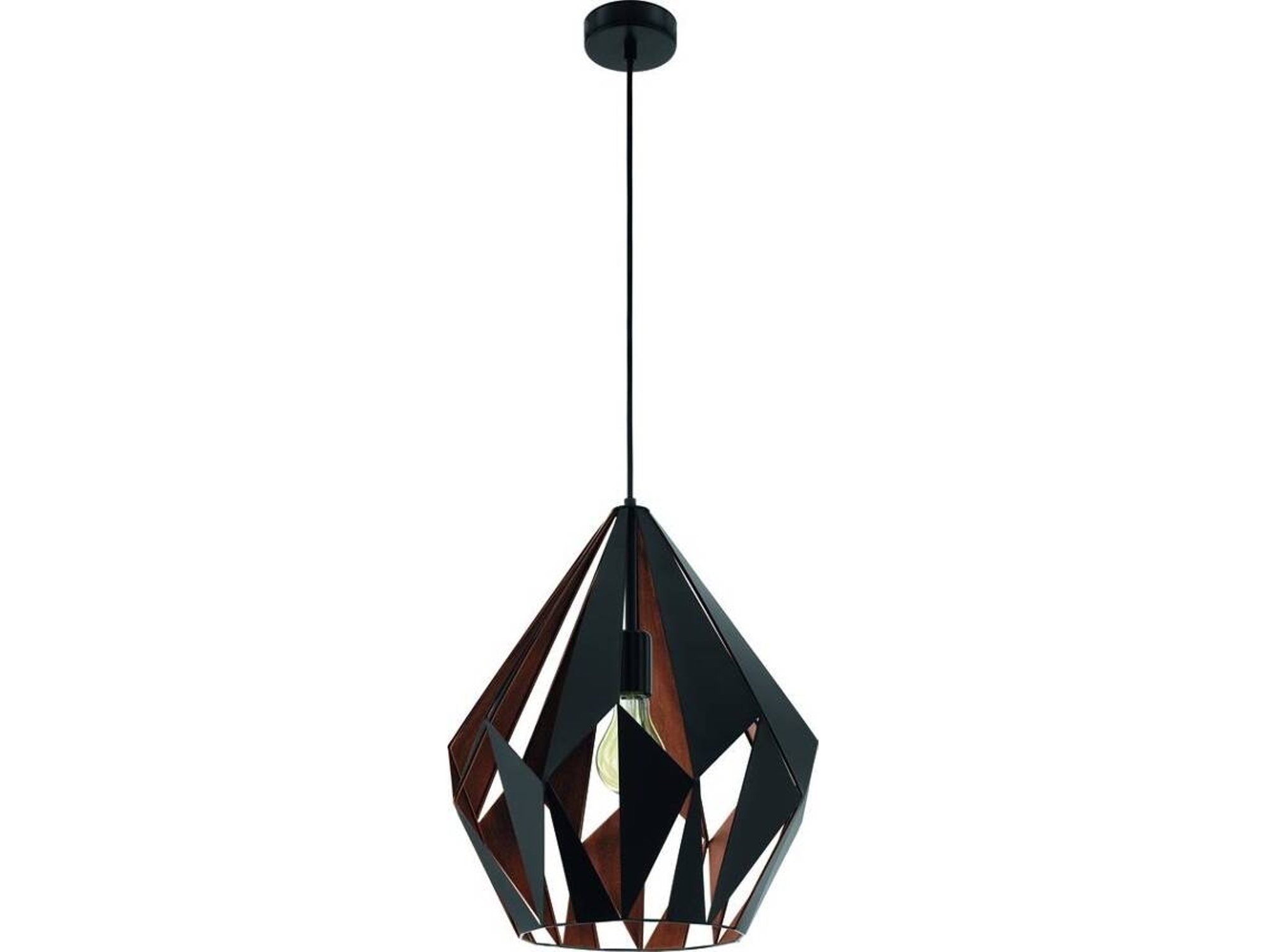 CAND TETO EGLO CARLTON 1 PRT/COBRE