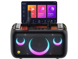Karaoke Portátil IKARAO-X1 con Pantalla Táctil (2 micrófonos inalámbricos - Bluetooth -  Wi-Fi - HDMI)