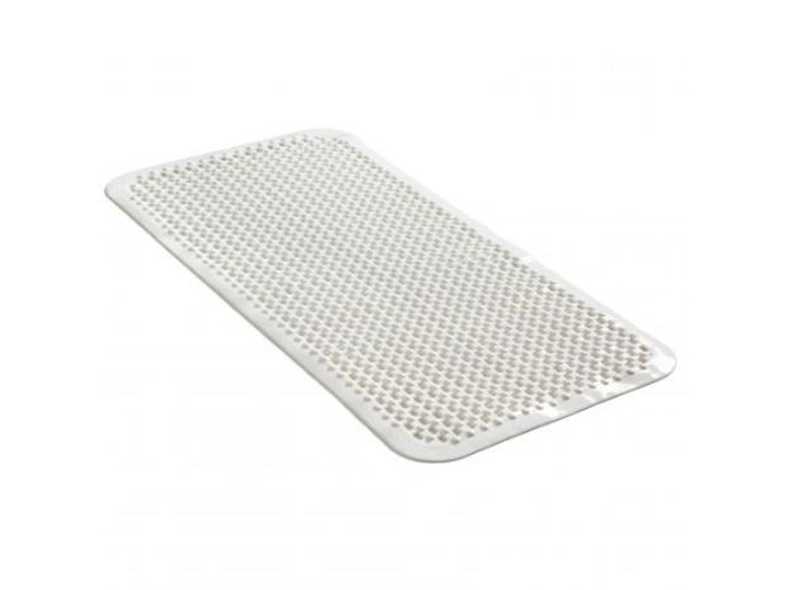 Alfombra baño 72x35 cm modic blanca