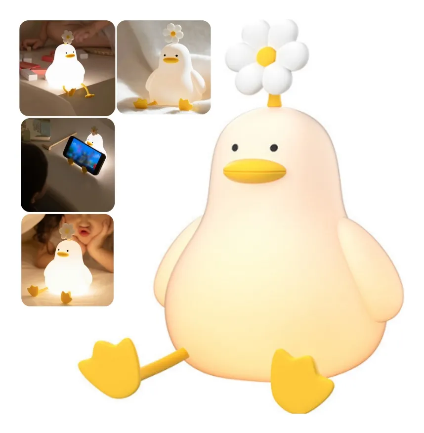 Nueva luz de noche con forma de pato, luz de noche, vayotoy