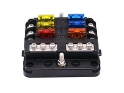 Bloque De Fusibles Impermeable, Un Indicador Led De 6 Pines, 12 Circuitos, Caja De Fusibles