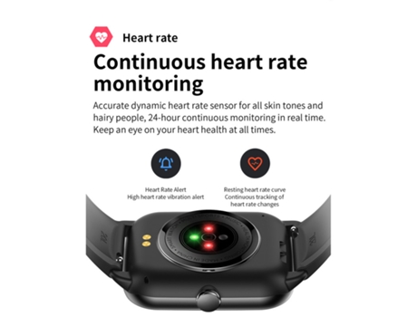 Reloj inteligente, forma elegante, pantalla táctil completa, reloj deportivo deportivo IP67, resistente al agua, BT para Android Ios Smartwatch VEA...