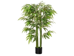 Planta de bambú artificial, 140 cm, con maceta, planta verde artificial para decoración de interiores. VISTA SHOP