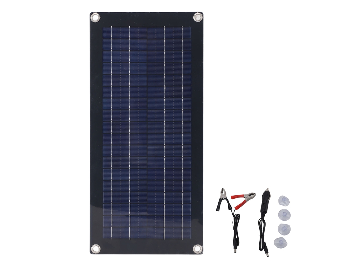 Cargador de teléfono con panel solar de 20 W y 18 V, ligero y portátil, minibanco de energía para senderismo, camping y viajes.