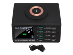Estação De Carregamento Sem Fio Magnética 110w Qc3.0 Pd45w Para Ios Android Com Plug Eu 100-240v