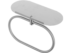 Soporte De Anillo Para Toallas De Acero Inoxidable, Adhesivo Para Montaje En Pared Con Estante Integrado.