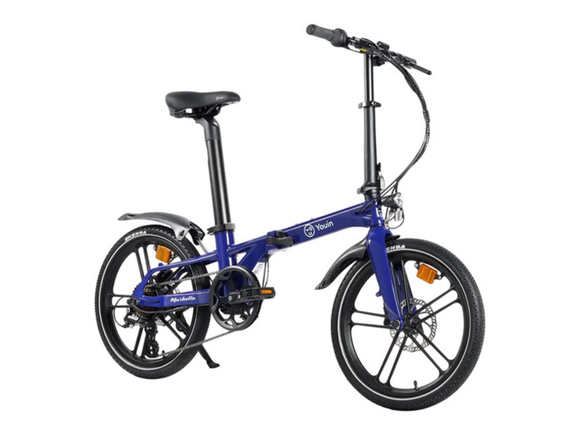 Bicicleta eléctrica Youin BK1350B Marbella Azul, 250W, 20'', VETONEK